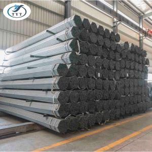Tuyau de fer galvanisé par ERW pour le prix usine de construction