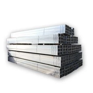 Norme de tuyauterie carrée en acier d'ERW Zizes, tuyau d'acier galvanisé par place enduit de pré-zinc
