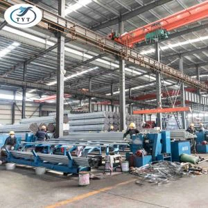 Surface de revêtement de zinc de tube en acier galvanisé à chaud