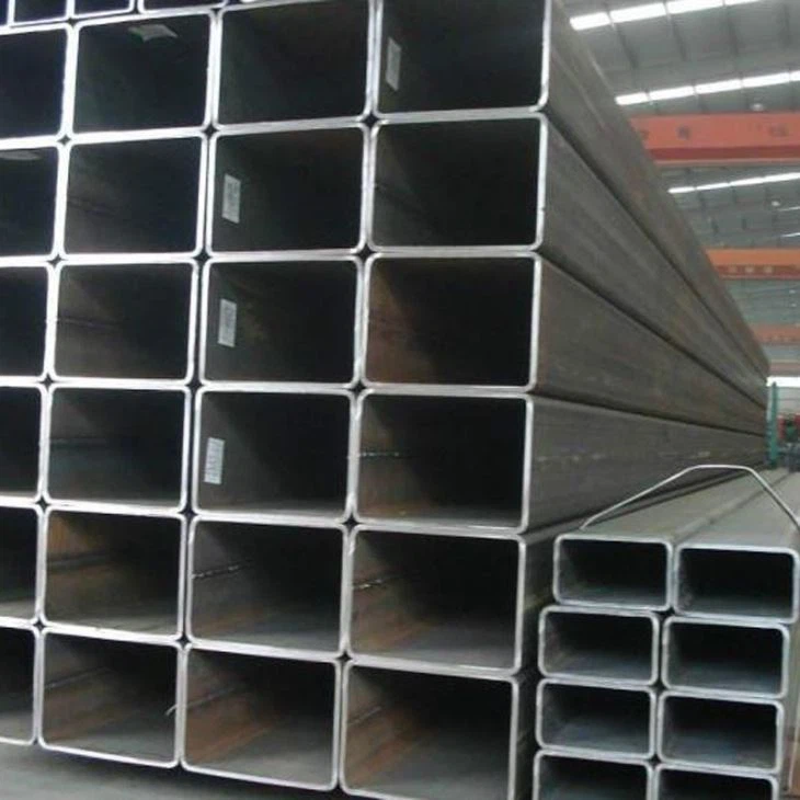 Welded Black Carbon Square /rectangular Steel Pipe And Tubes