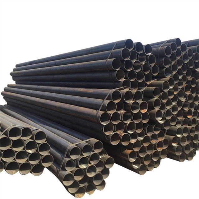 2 pouces Erw Black Round Pipe